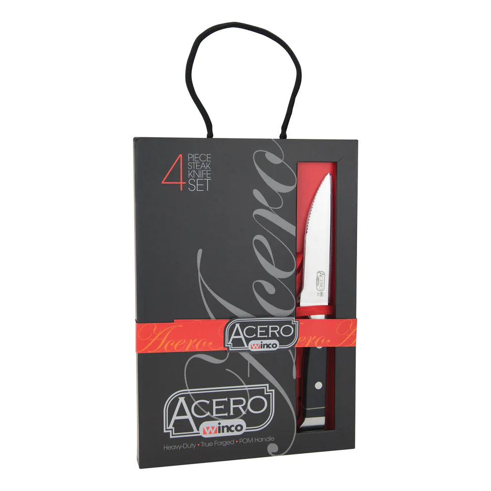 ACERO Gourmet Steak Knives 4pcs, Gift Box