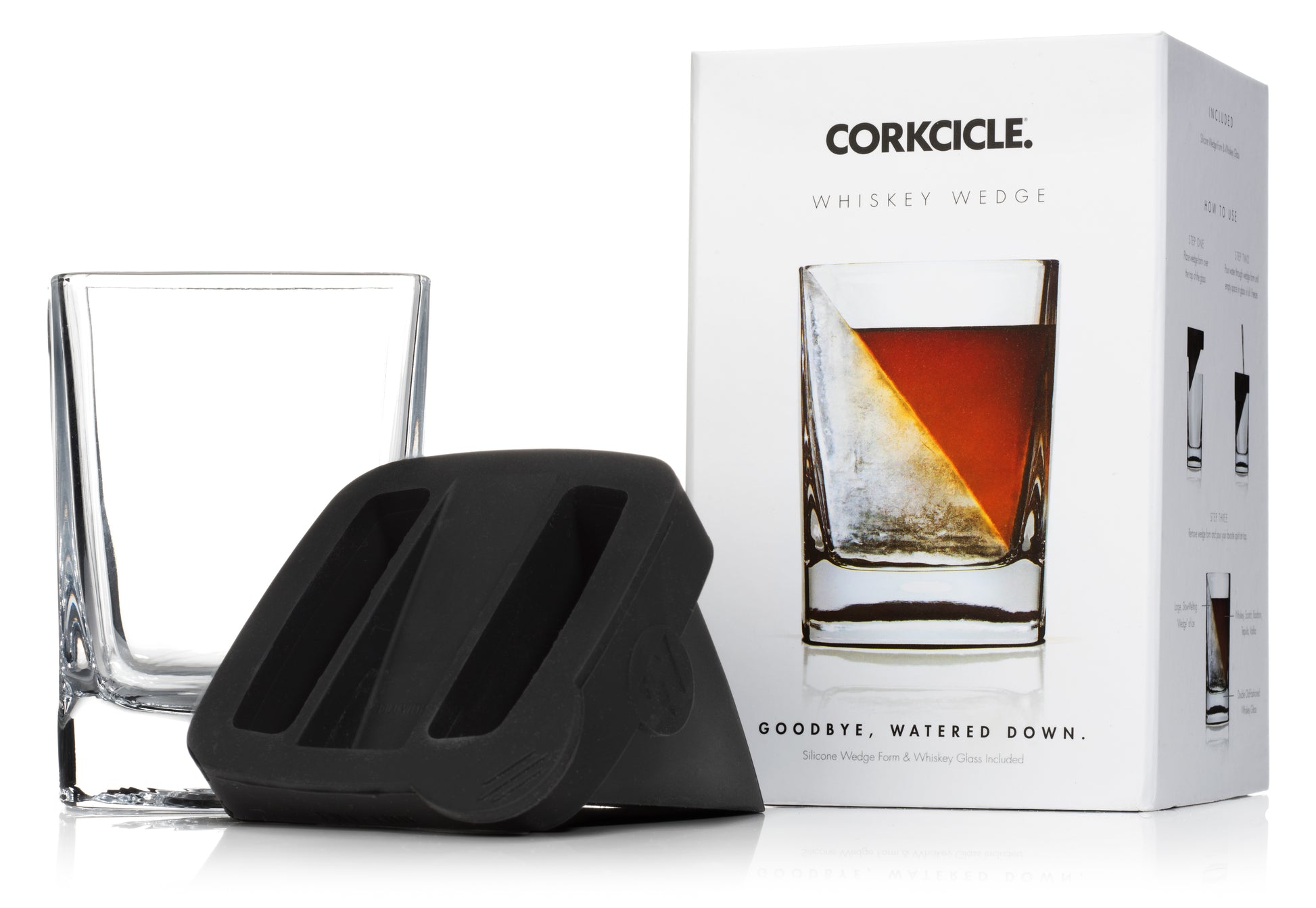 Corkcicle Whiskey Wedge Glass