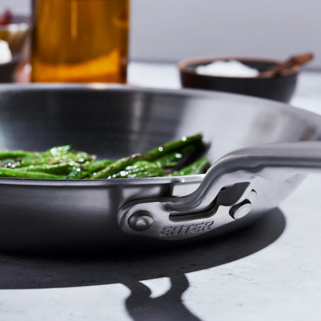 Heritage Steel Eater 10.5" Stainless Steel Fry Pan with Asparagus