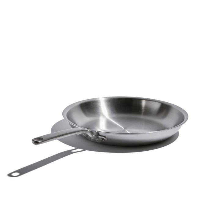 Heritage Steel Eater 12" Stainless Steel Frying Pan White Background