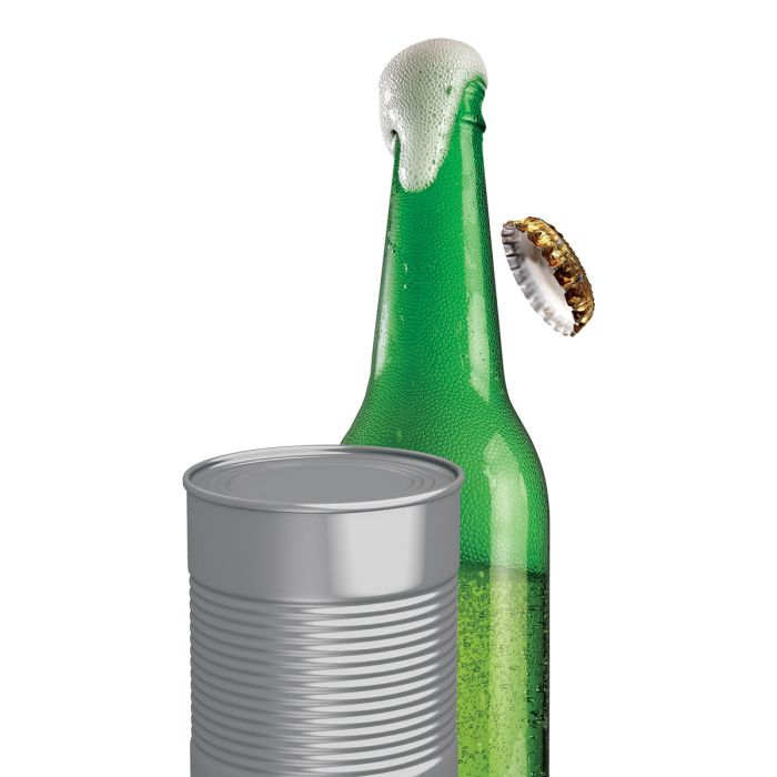 HIC Bar Magnetic Can and Bottle Openers, Set of 2