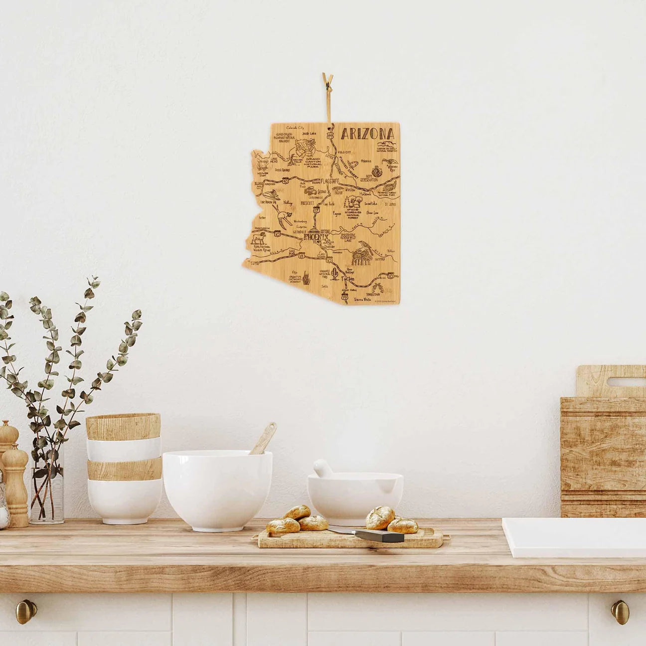 Totally Bamboo Destination Arizona Cutting Board