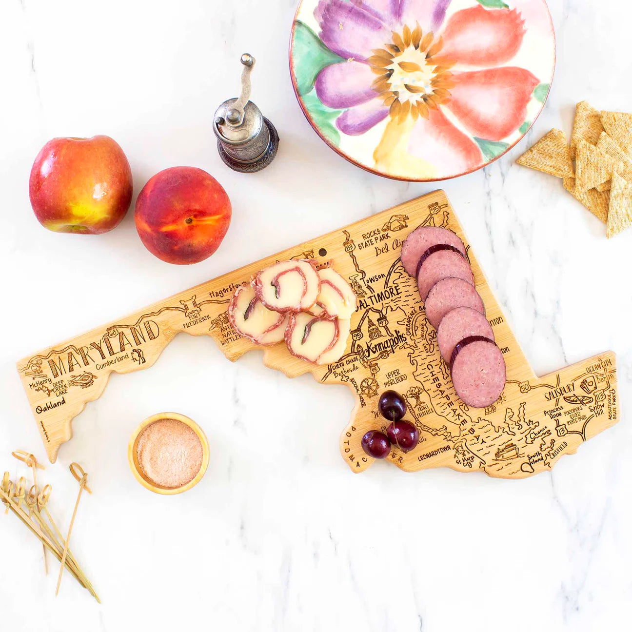 Totally Bamboo Maryland Cutting and Serving Board