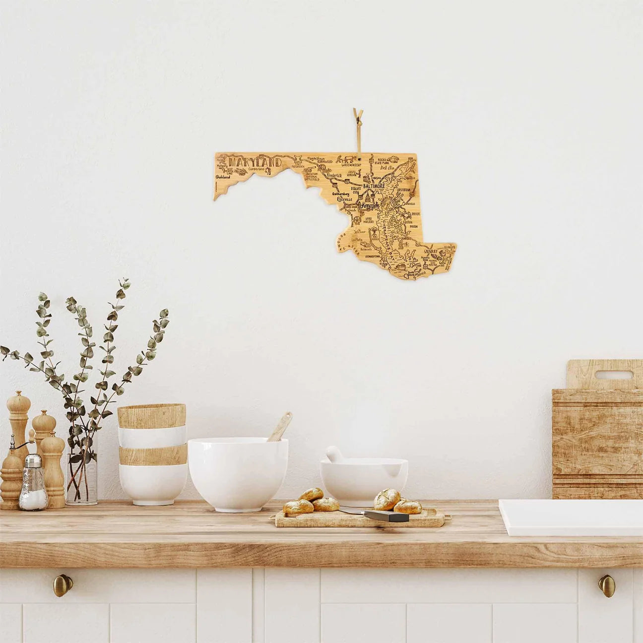 Totally Bamboo Maryland Cutting and Serving Board