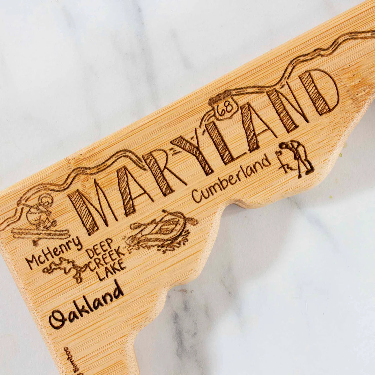 Totally Bamboo Maryland Cutting and Serving Board