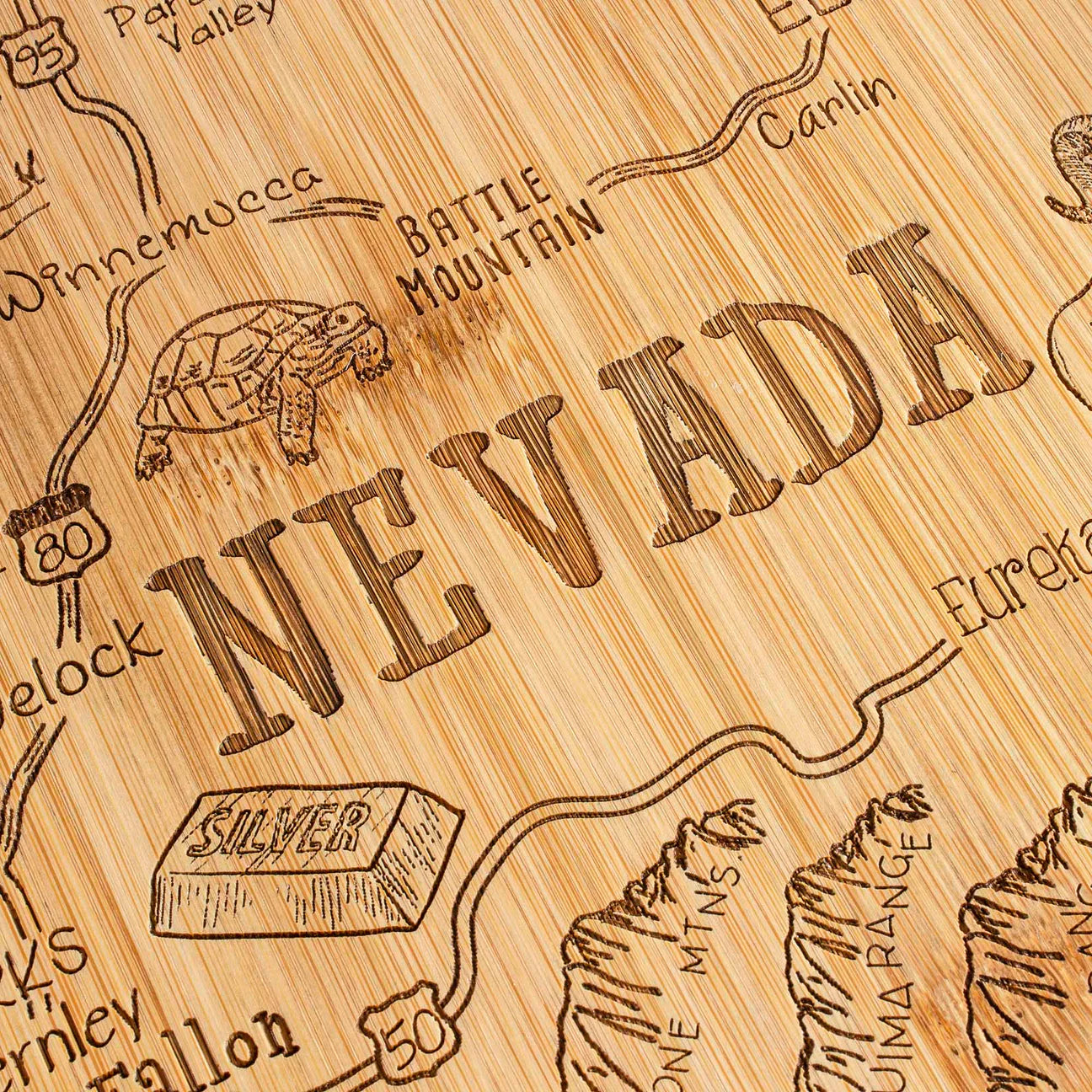 Totally Bamboo Nevada Cutting and Serving Board