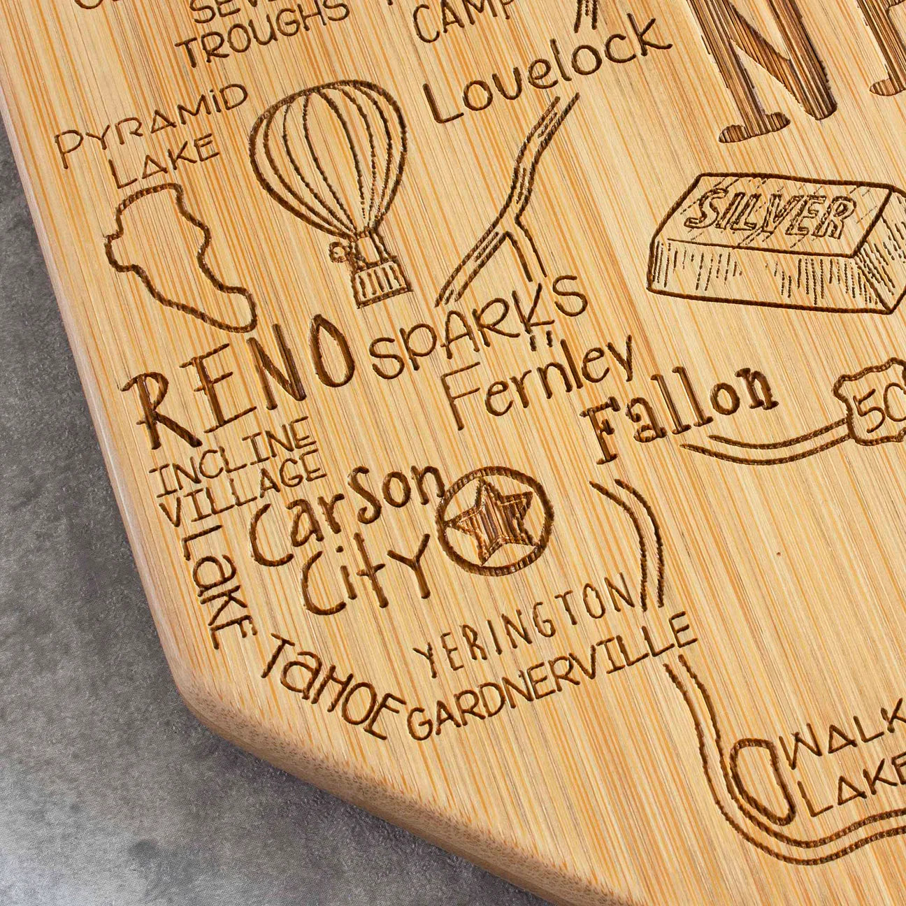 Totally Bamboo Nevada Cutting and Serving Board