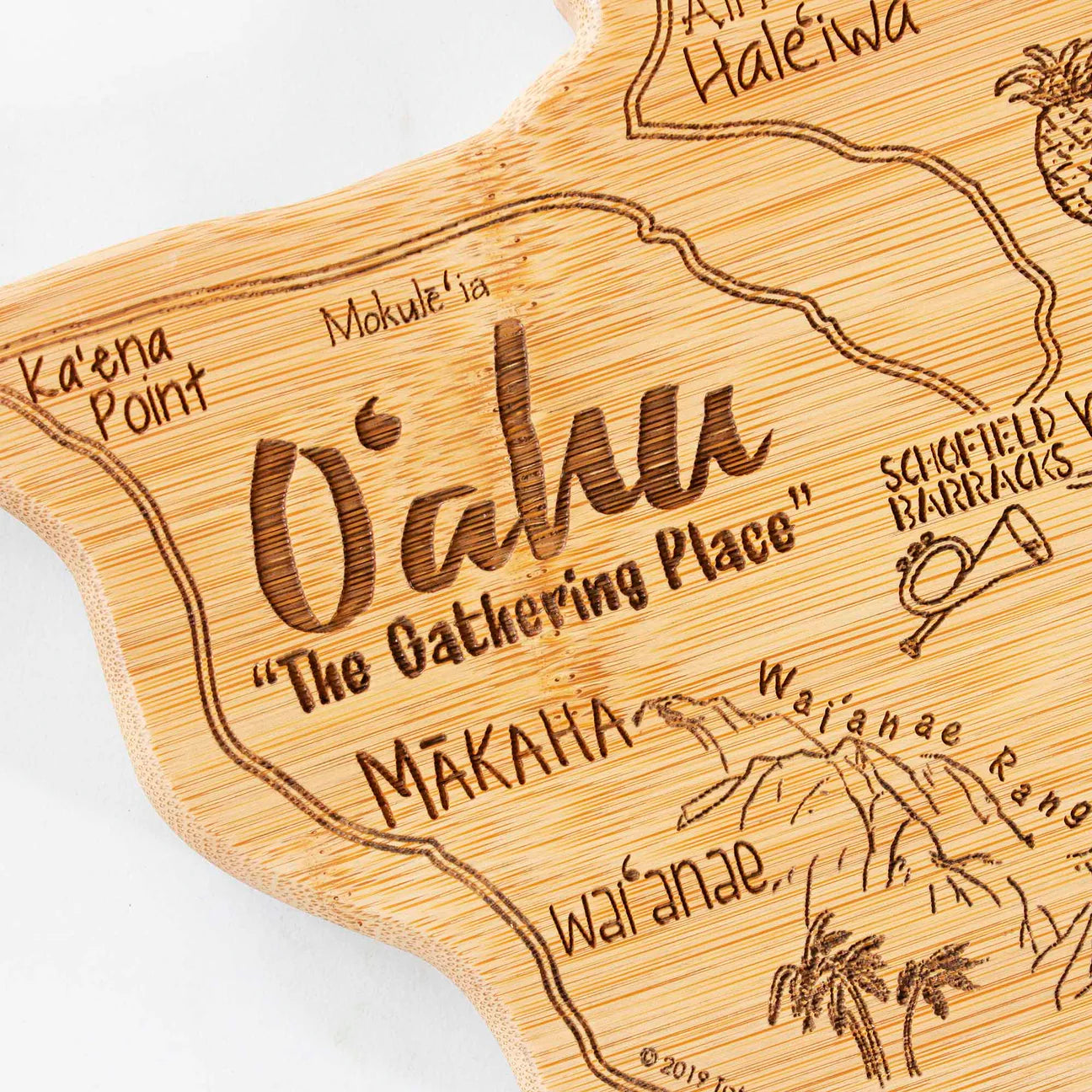 Totally Bamboo Destination Oahu Cutting & Serving Board