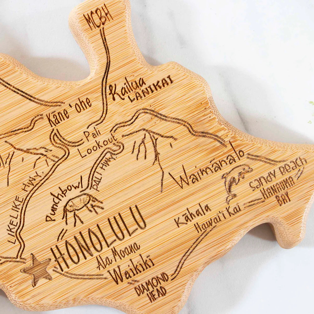 Totally Bamboo Destination Oahu Cutting & Serving Board