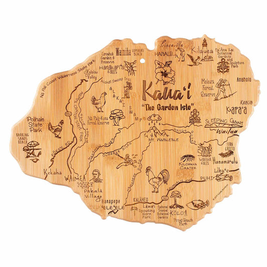 Totally Bamboo Destination Kauai Cutting & Serving Board