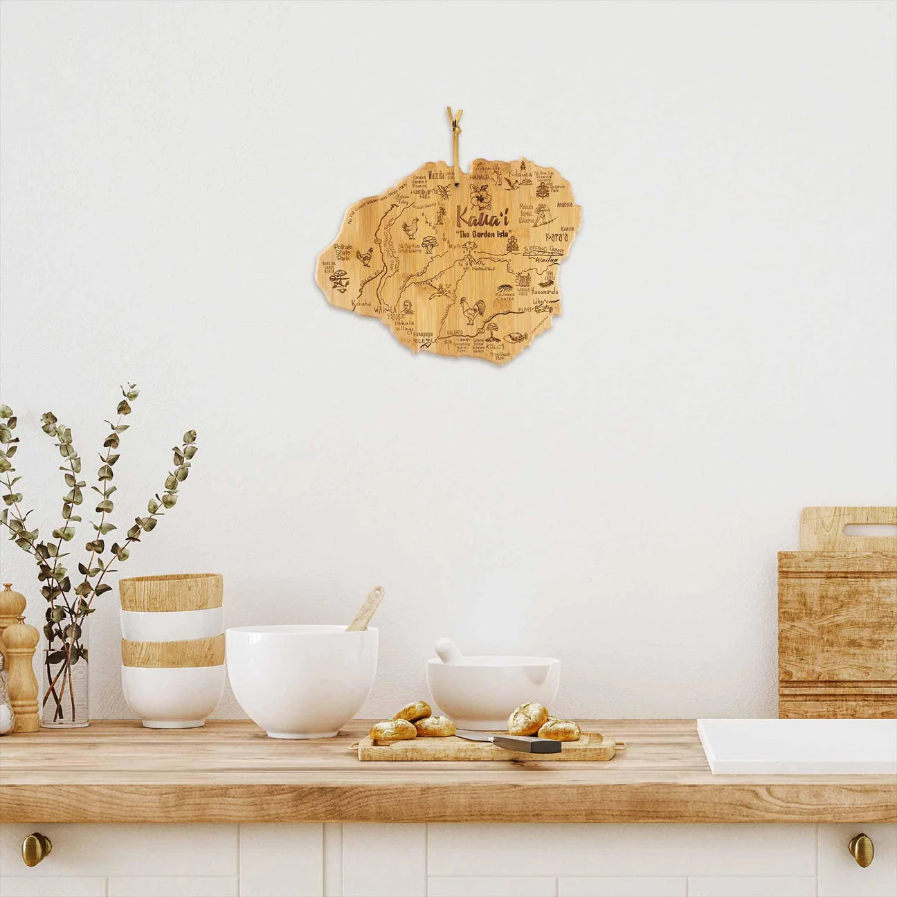 Totally Bamboo Destination Kauai Cutting & Serving Board