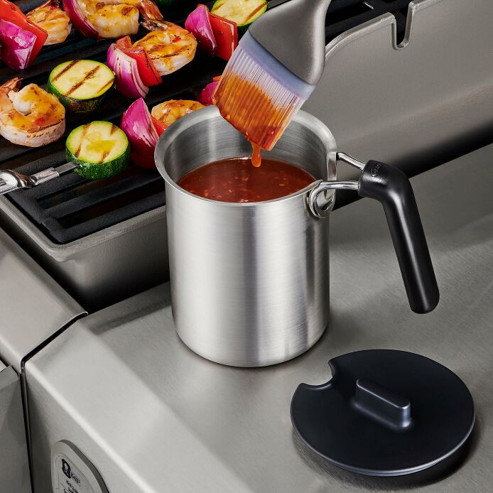 OXO Good Grips Grilling Blasting Pot & Brush Set