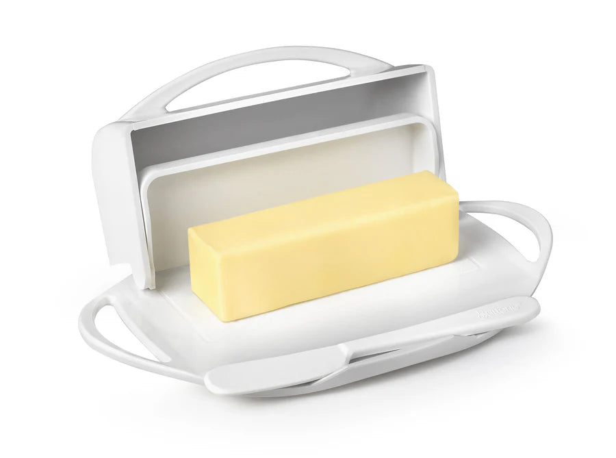 Bitterie Butter Dish with Attached Flip-Top Lid