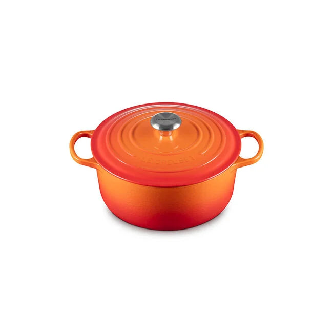 Le Creuset Signature Round Dutch Oven 5.5 Qt Flame