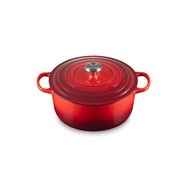 Le Creuset Signature Round Dutch Oven 7.25 Qt Cerise