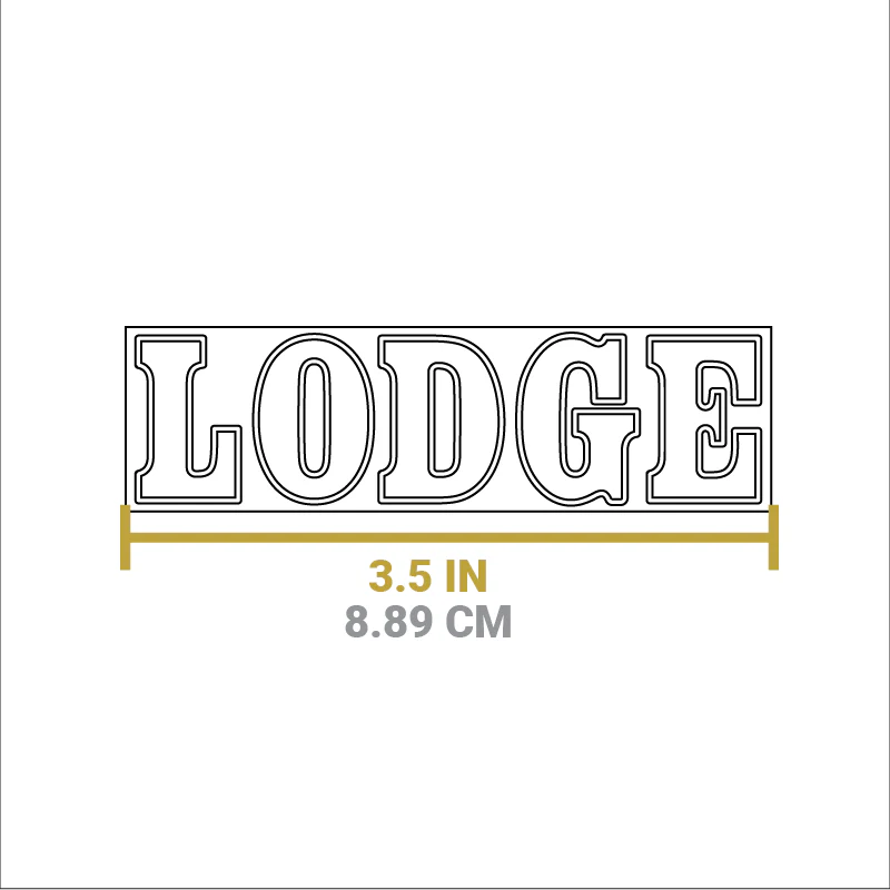 Lodge Rust Eraser Length