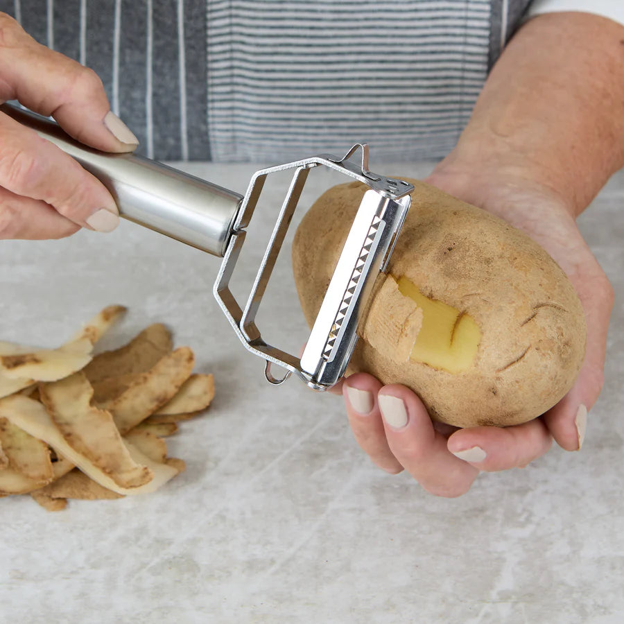 RSVP Duo Peeler peeling potato