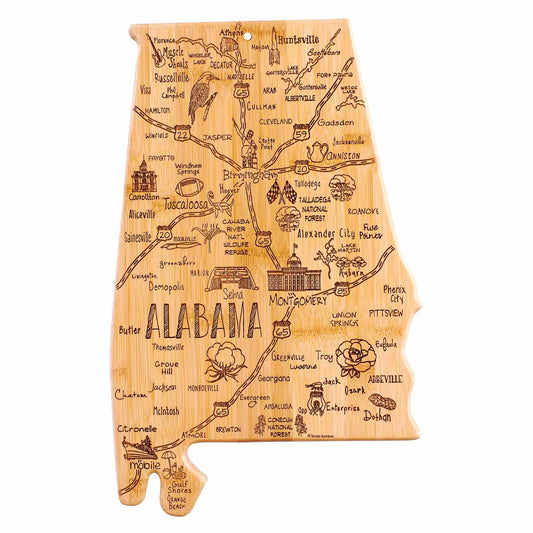 Totally Bamboo Destination Alabama Cutting & Serving Board