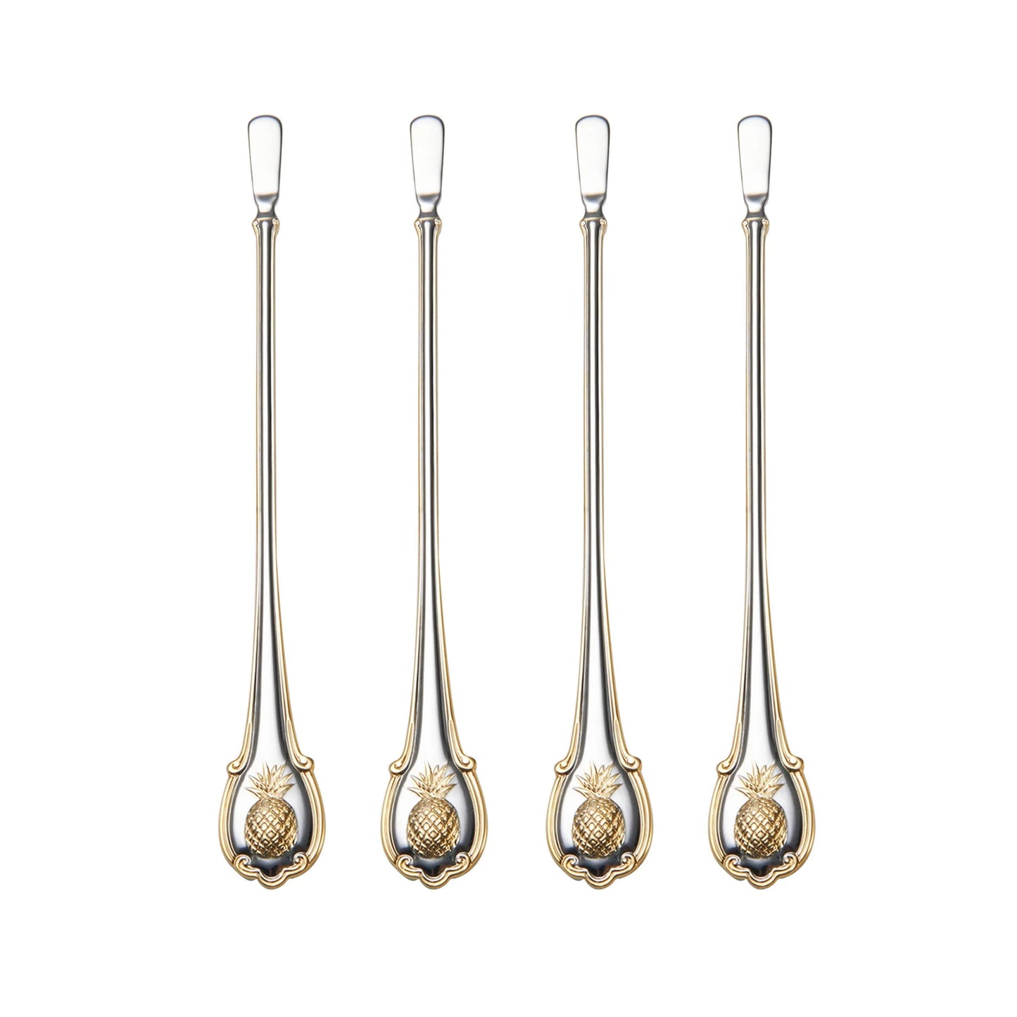 Wallace Pineapple Cocktails Stirrers Set of 4