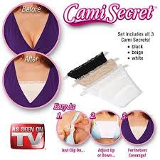 Cami Secret Clip On Cami Set of 3 - Home Gadgets