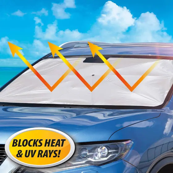 Brella Shield Windshield Sun Shade - Home Gadgets