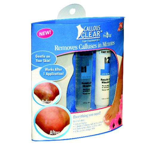 Callous Clear Foot Treatment Kit - Removes Calluses in Minutes