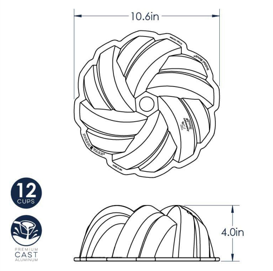 Nordic Ware Braided Bundt Pan