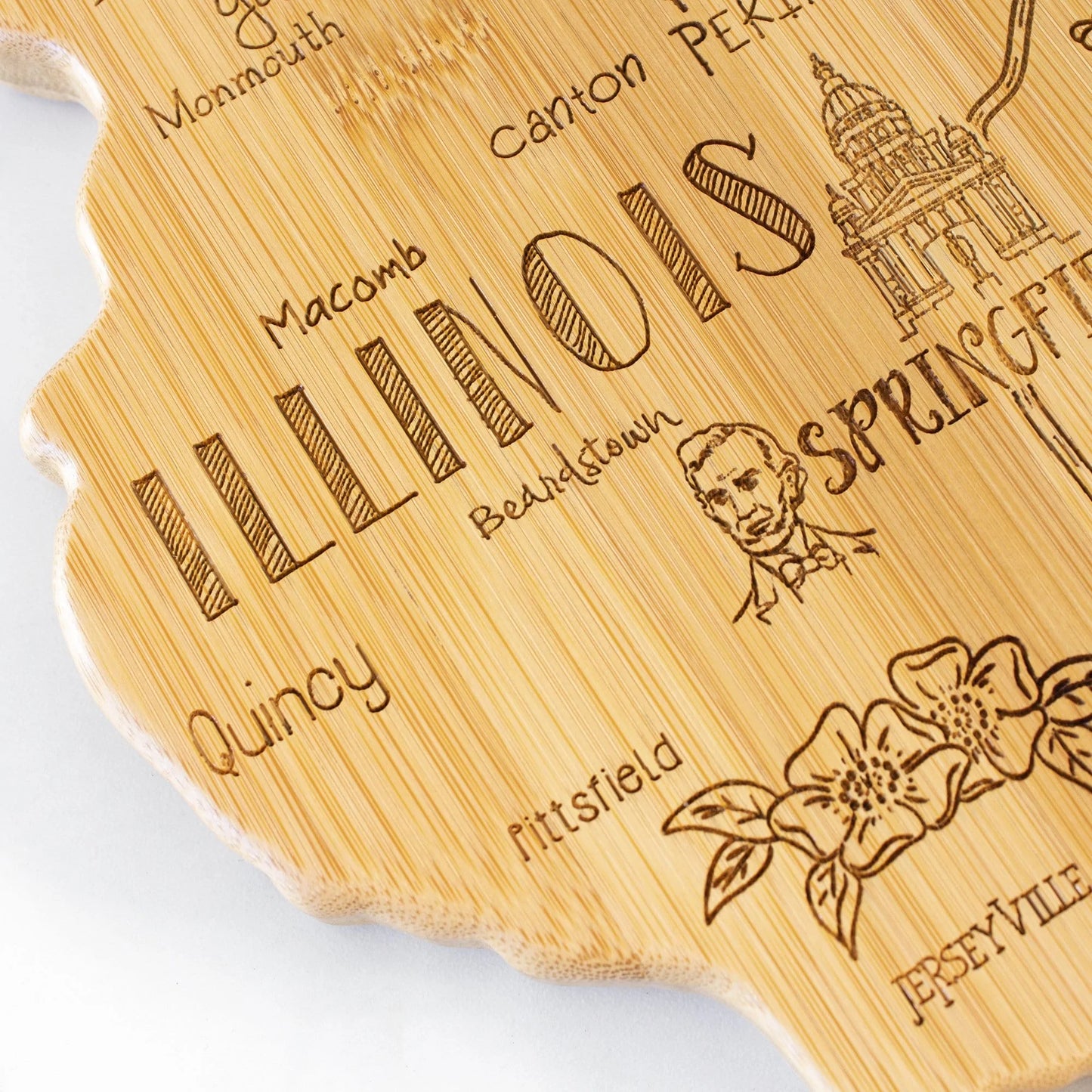 Totally Bamboo Destination Illinois Close up of Illinois
