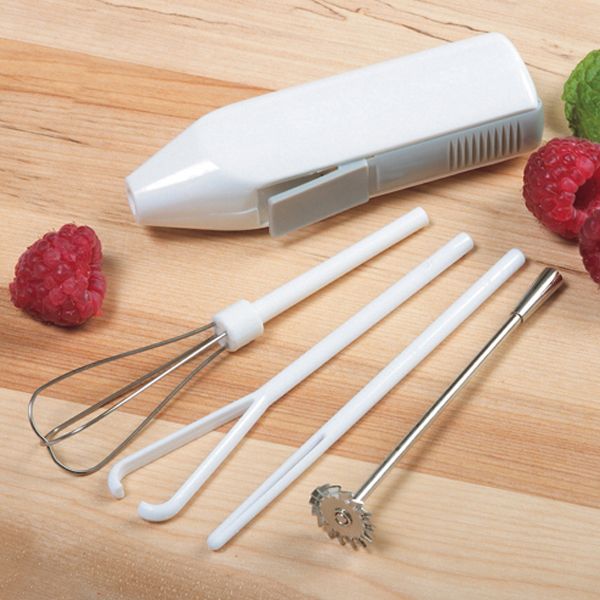 Norpro Deluxe Cordless Mini Mixer 5 Piece Set - Home Gadgets
