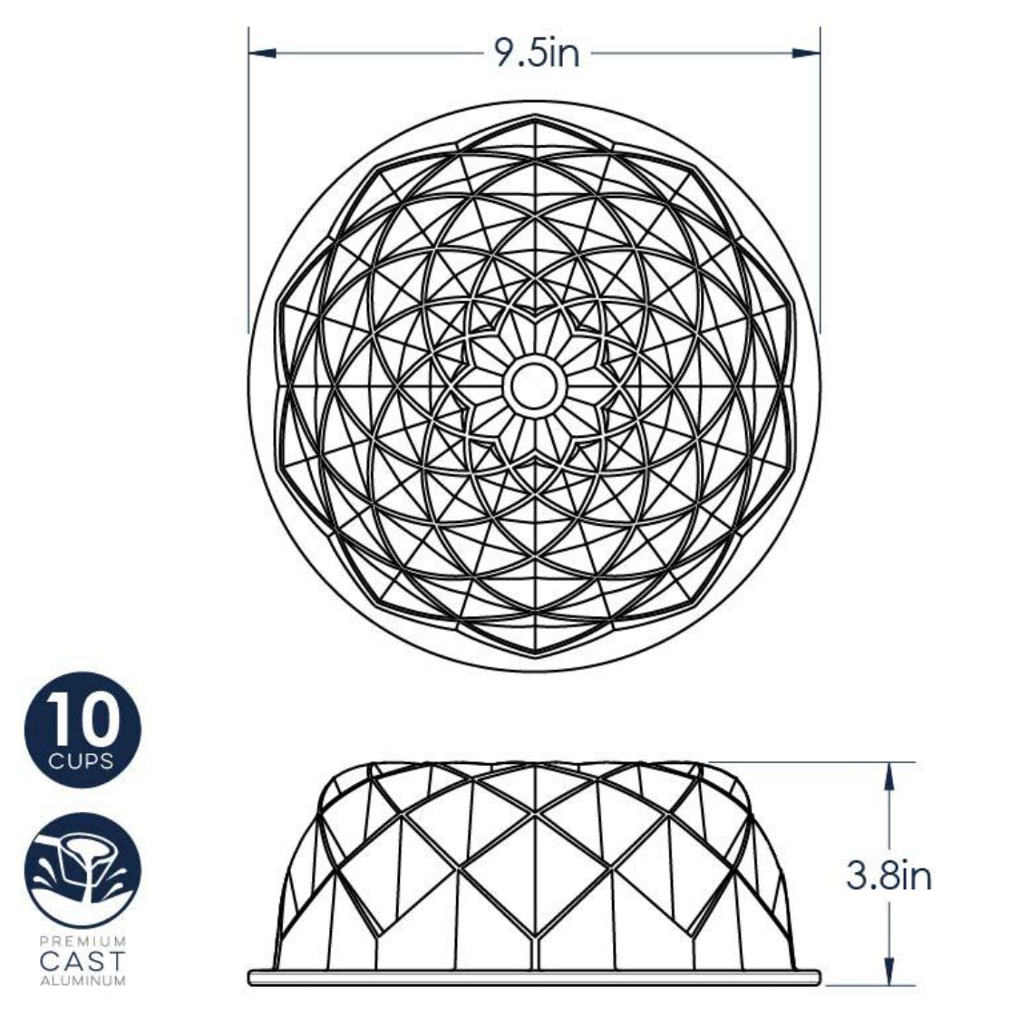 Nordic Ware Jubilee Bundt Pan - Home Gadgets