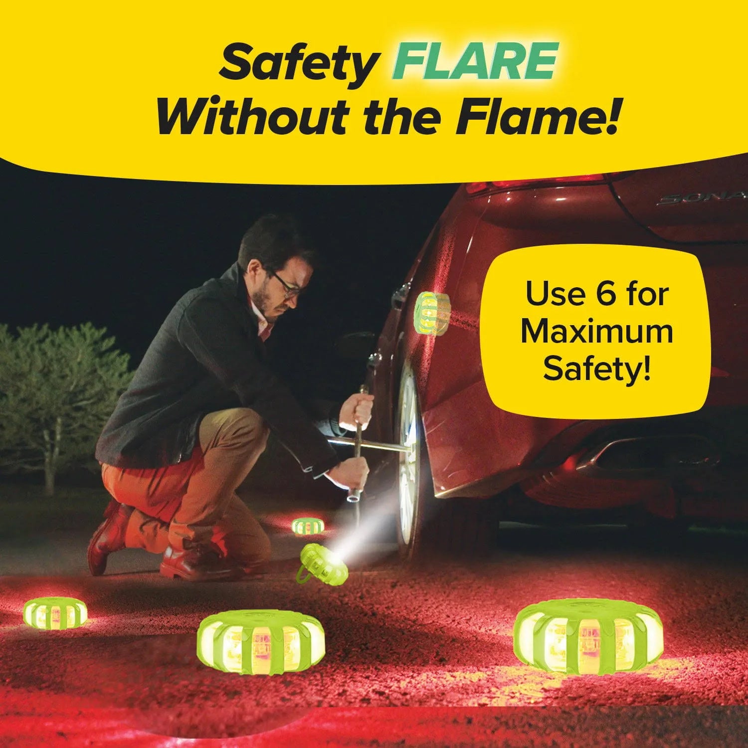 Lizard Flare Emergency Road Flare - Home Gadgets