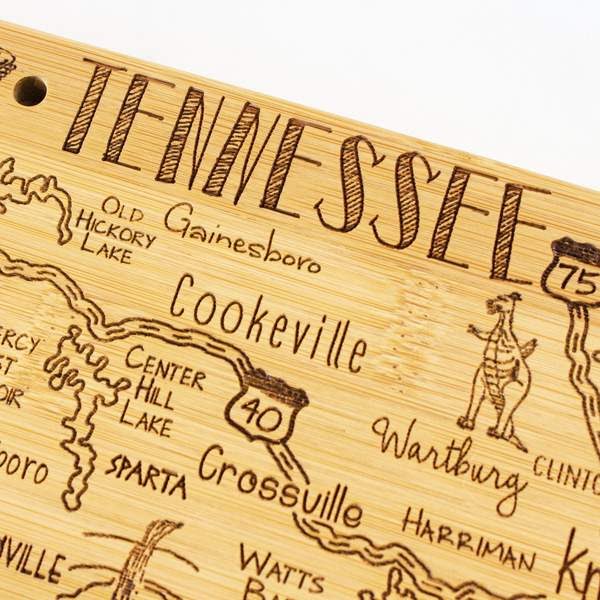 Totally Bamboo Destination Tennessee Cutting Board - Home Gadgets