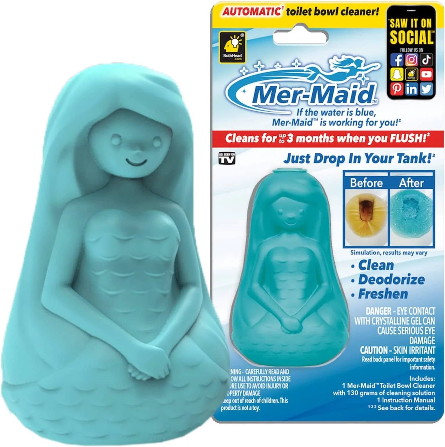 Mer-Maid Toilet Bowl Cleaner - Home Gadgets