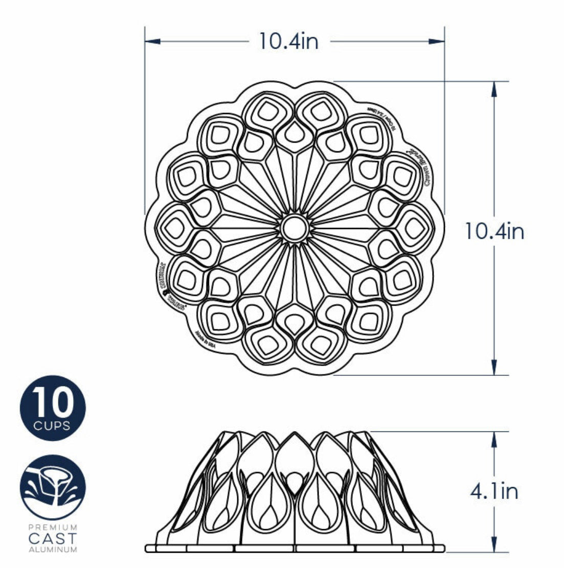 Nordic Ware Crown Bundt Pan - Home Gadgets