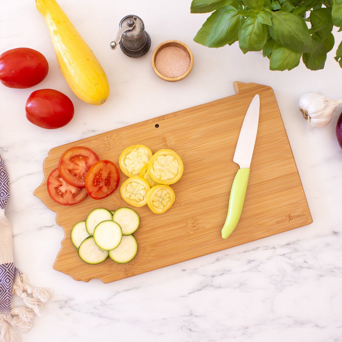 Totally Bamboo Pennsylvania Cutting Board - Home Gadgets
