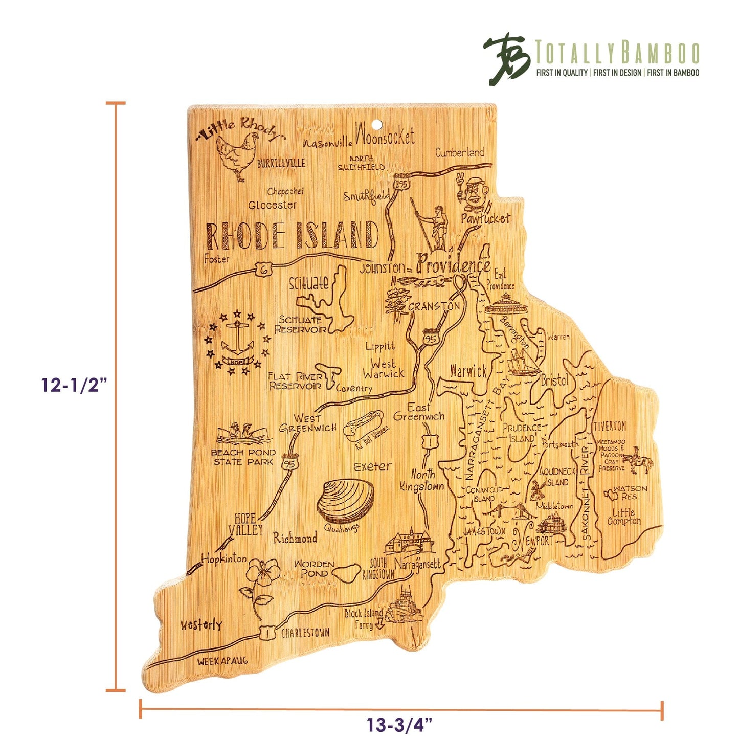 Totally Bamboo Destination Rhode Island - Home Gadgets