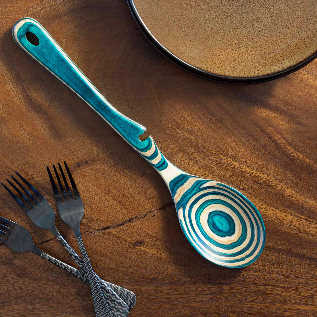 Baltique Mykonos Collection Notched Cooking Spoon