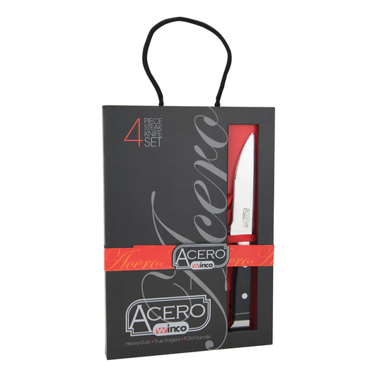 ACERO Gourmet Steak Knives 4pcs, Gift Box