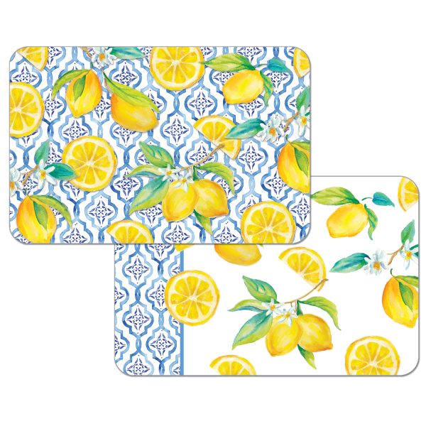 Lovely Lemons Reversible Placemat