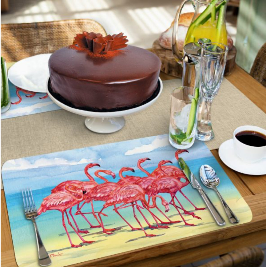 Flamingo Horizon Reversible Placemat