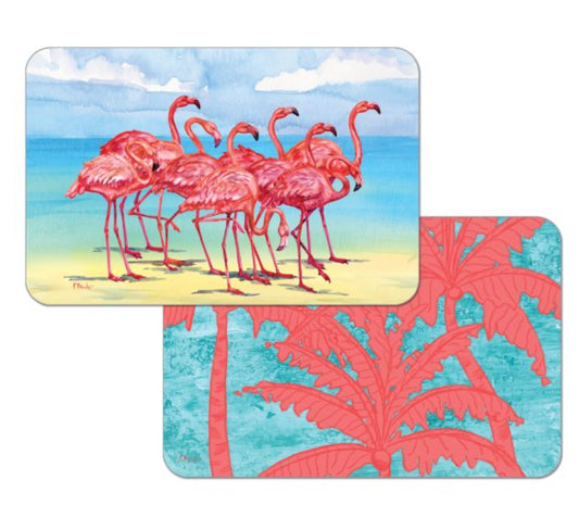 Counter Art  Flamingo Horizon Reversible Placemat