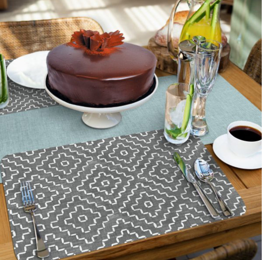 Gray Flannel Reversible Placemat