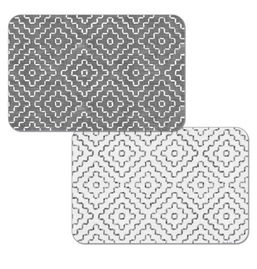 Gray Flannel Reversible Placemat