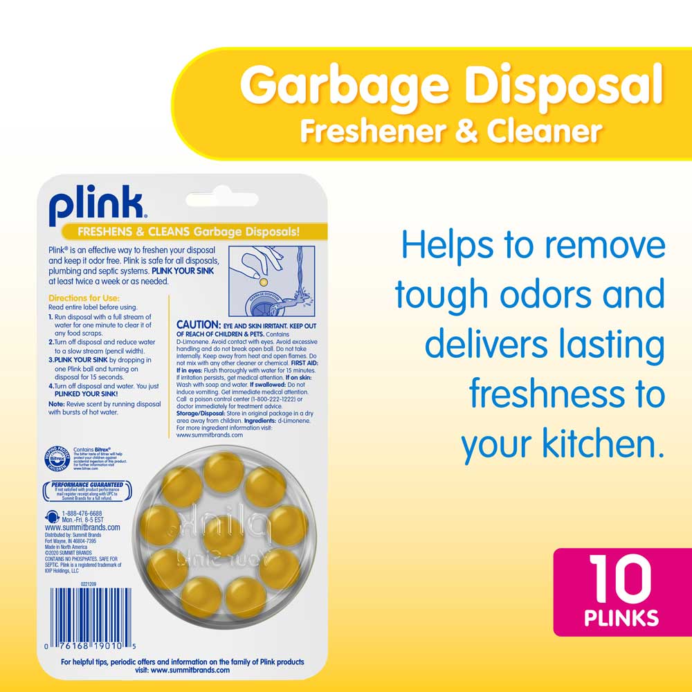 Plink Garbage Disposal Freshener & Cleaner