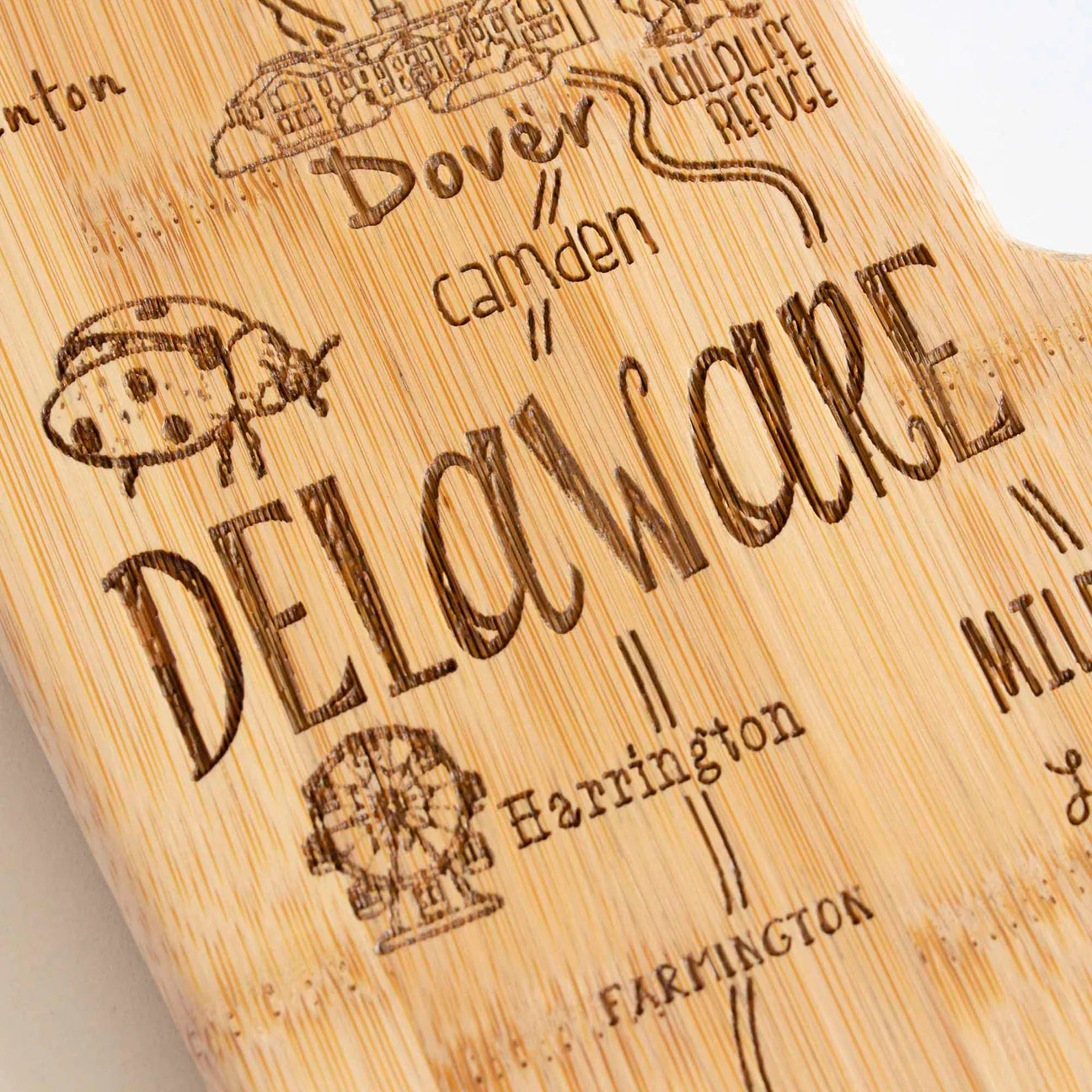 Totally Bamboo Delaware Cutting and Serving Board