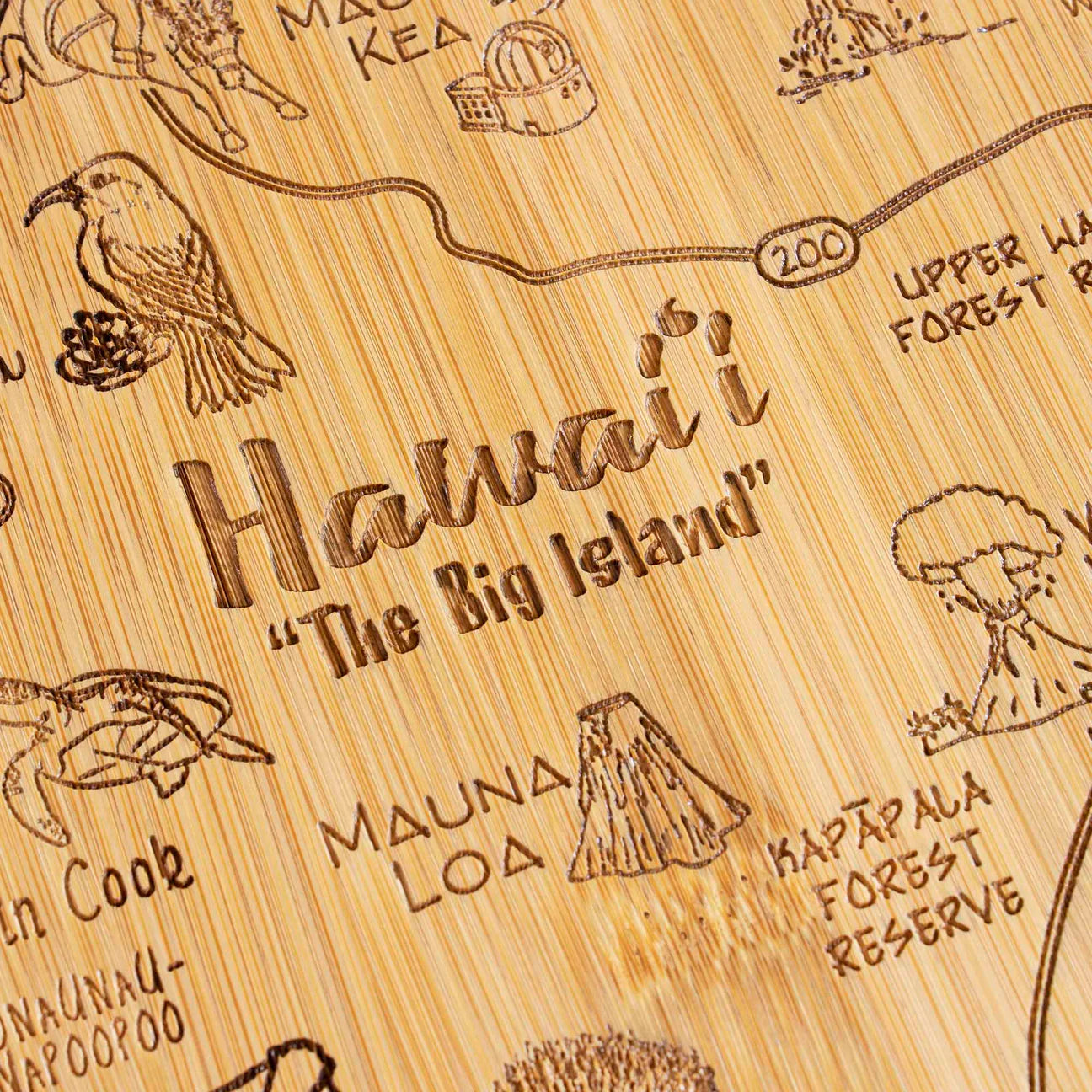 Totally Bamboo Destination Hawaii Cutting and Serving Board