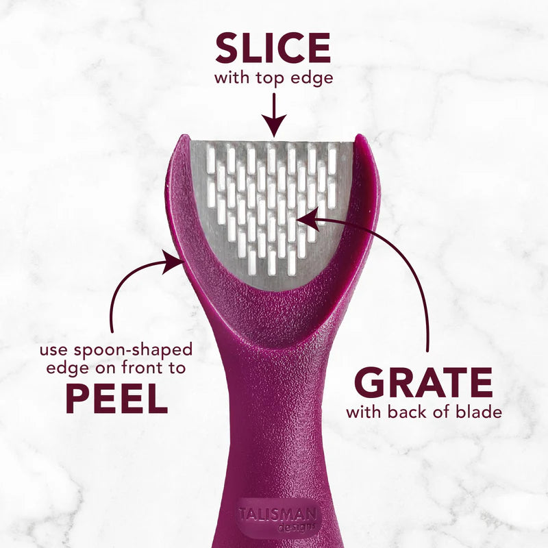 Talisman 3-in-1 Ginger Peeler Grater