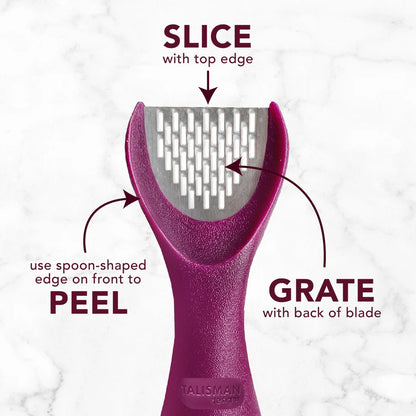 Talisman 3-in-1 Ginger Peeler Grater