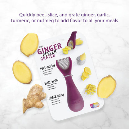 Talisman 3-in-1 Ginger Peeler Grater