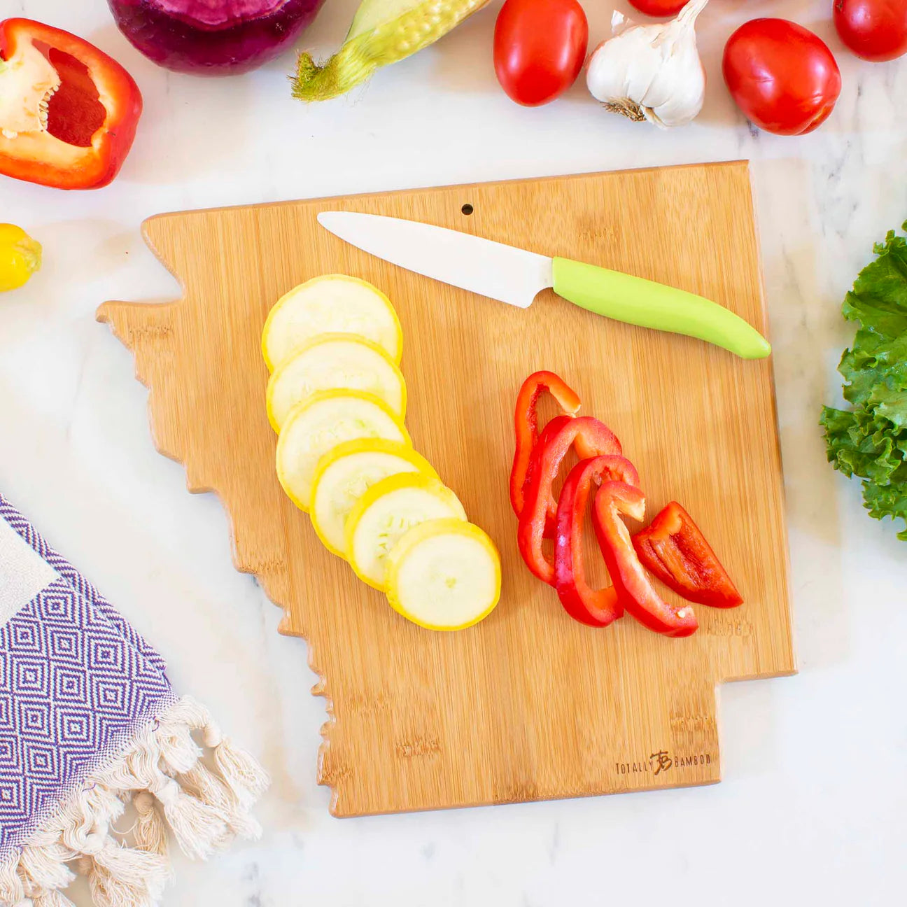 Totally Bamboo Arkansas Cutting and Serving Board